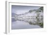 Reflections on Loch Chon in winter, Aberfoyle, Stirling, The Trossachs, Scotland, United Kingdom-John Potter-Framed Photographic Print