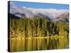 Reflections on Sprague Lake, Rocky Mountain National Park, Colorado, USA-Michel Hersen-Stretched Canvas