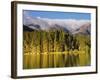 Reflections on Sprague Lake, Rocky Mountain National Park, Colorado, USA-Michel Hersen-Framed Photographic Print