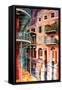 Reflections on St. Peter Street-Diane Millsap-Framed Stretched Canvas