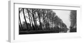 Reflections on the Bruges Canal-null-Framed Art Print