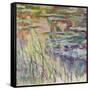 Reflections on the Water, 1917-Claude Monet-Framed Stretched Canvas