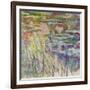 Reflections on the Water, 1917-Claude Monet-Framed Giclee Print