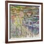 Reflections on the Water, 1917-Claude Monet-Framed Giclee Print