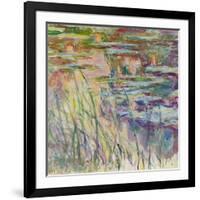 Reflections on the Water, 1917-Claude Monet-Framed Giclee Print