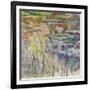 Reflections on the Water, 1917-Claude Monet-Framed Giclee Print