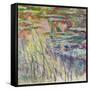 Reflections on the Water, 1917-Claude Monet-Framed Stretched Canvas