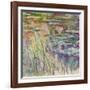 Reflections on the Water, 1917-Claude Monet-Framed Giclee Print