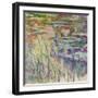 Reflections on the Water, 1917-Claude Monet-Framed Giclee Print