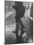 Reflections on Wet Pavement-Emil Otto Hoppé-Mounted Photographic Print