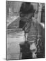 Reflections on Wet Pavement-Emil Otto Hoppé-Mounted Photographic Print