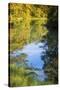 Reflections, Otter Lake, Blue Ridge Parkway, Smoky Mountains, USA.-Anna Miller-Stretched Canvas