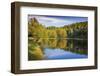 Reflections, Otter Lake, Blue Ridge Parkway, Virginia, USA.-Anna Miller-Framed Photographic Print