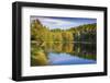 Reflections, Otter Lake, Blue Ridge Parkway, Virginia, USA.-Anna Miller-Framed Photographic Print