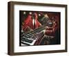 Reflections - Piano Player-Steven Johnson-Framed Art Print