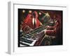 Reflections - Piano Player-Steven Johnson-Framed Art Print