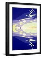 Reflections, Seymour, 2003-Derek Crow-Framed Giclee Print