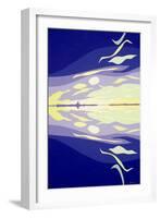 Reflections, Seymour, 2003-Derek Crow-Framed Giclee Print