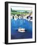 Reflections Stage Harbor-Gregory Gorham-Framed Art Print