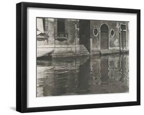 Reflections, Venice, 1897-Unknown-Framed Art Print