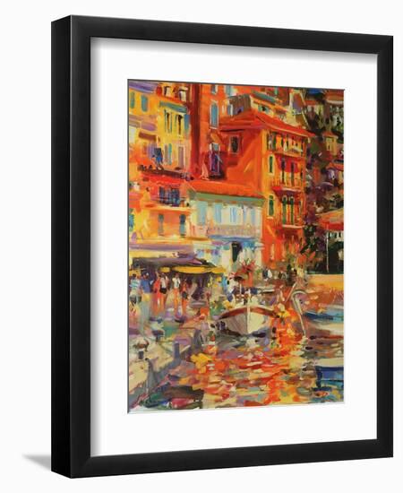 Reflections, Villefranche, 2002-Peter Graham-Framed Giclee Print