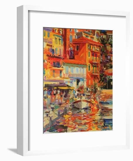 Reflections, Villefranche, 2002-Peter Graham-Framed Giclee Print