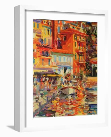 Reflections, Villefranche, 2002-Peter Graham-Framed Giclee Print