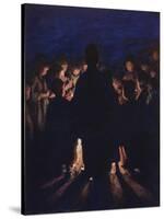 Reflections-Mortimer Ludington Menpes-Stretched Canvas