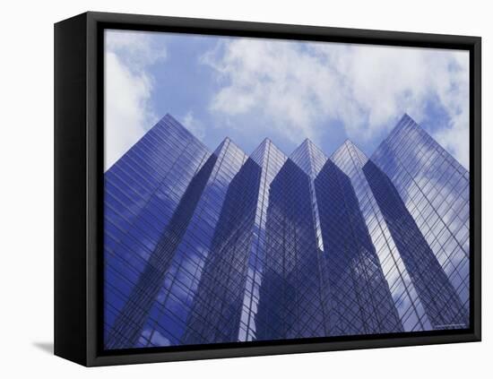 Reflective Geometric Architecture-null-Framed Stretched Canvas