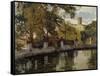 Reflejos en el Estanque-Poch Romeu-Framed Stretched Canvas