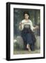 Reflexions, 1893-William Adolphe Bouguereau-Framed Premium Giclee Print