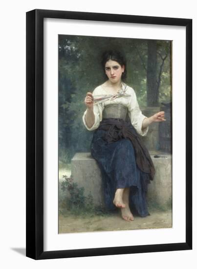 Reflexions, 1893-William Adolphe Bouguereau-Framed Giclee Print