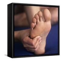 Reflexology Massage-Cristina-Framed Stretched Canvas