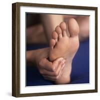 Reflexology Massage-Cristina-Framed Premium Photographic Print