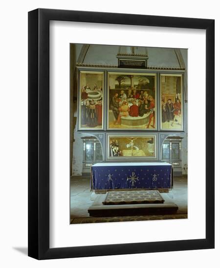 Reformation Altarpiece, 1547-Lucas Cranach the Elder-Framed Giclee Print