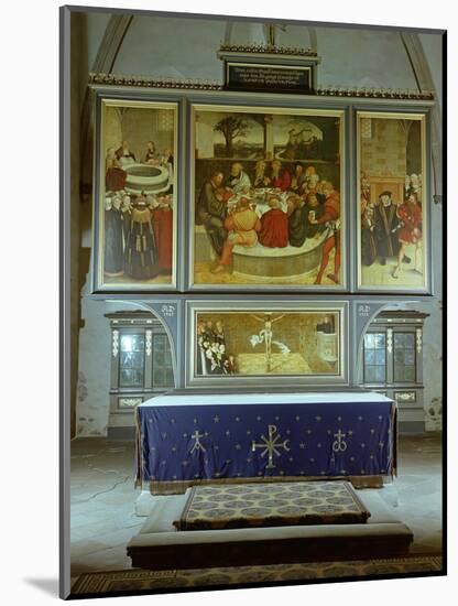 Reformation Altarpiece, 1547-Lucas Cranach the Elder-Mounted Giclee Print