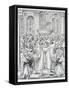 Reformers Martin Luther and Jan Hus Administering Communion-null-Framed Stretched Canvas