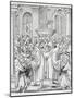 Reformers Martin Luther and Jan Hus Administering Communion-null-Mounted Giclee Print