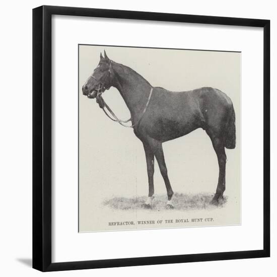 Refractor, Winner of the Royal Hunt Cup-null-Framed Giclee Print