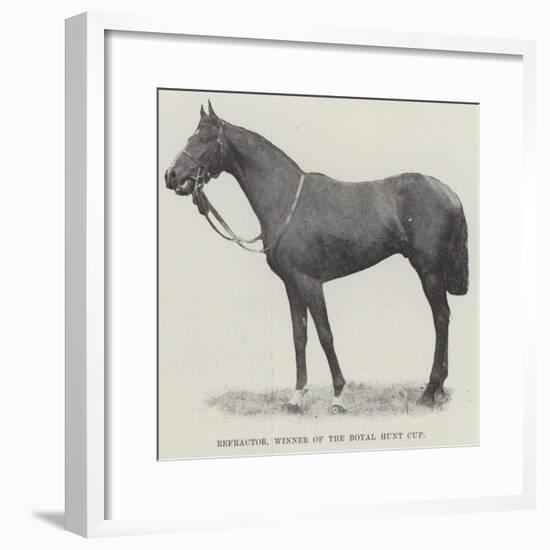 Refractor, Winner of the Royal Hunt Cup-null-Framed Giclee Print