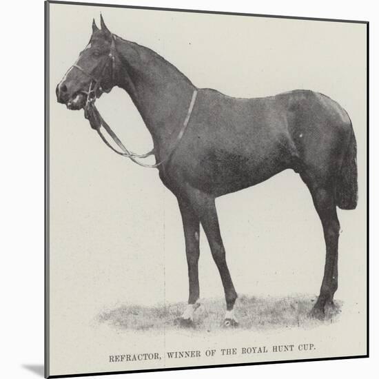 Refractor, Winner of the Royal Hunt Cup-null-Mounted Giclee Print