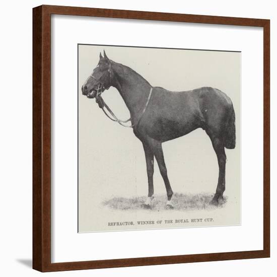 Refractor, Winner of the Royal Hunt Cup-null-Framed Giclee Print