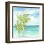 Refreshing Coastal Breeze I-Nicholas Biscardi-Framed Art Print