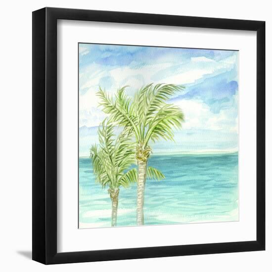 Refreshing Coastal Breeze I-Nicholas Biscardi-Framed Art Print