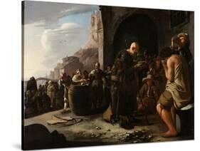 Refreshing the Thirsty, Michael Sweerts-Michael Sweerts-Stretched Canvas