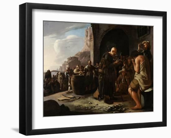 Refreshing the Thirsty, Michael Sweerts-Michael Sweerts-Framed Art Print