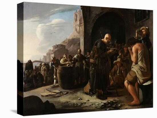 Refreshing the Thirsty, Michael Sweerts-Michael Sweerts-Stretched Canvas