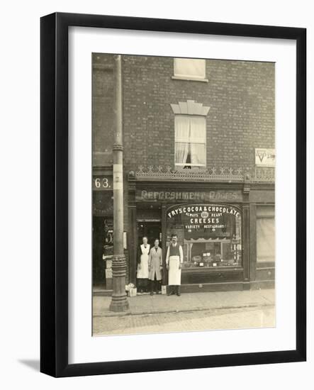Refreshment Rooms in Bath-null-Framed Photographic Print