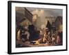 Refreshment Stall in St. Petersburg, 1858-Adrian Markovich Volkov-Framed Giclee Print