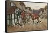 Refreshments at the Inn-Warren Williams-Framed Stretched Canvas